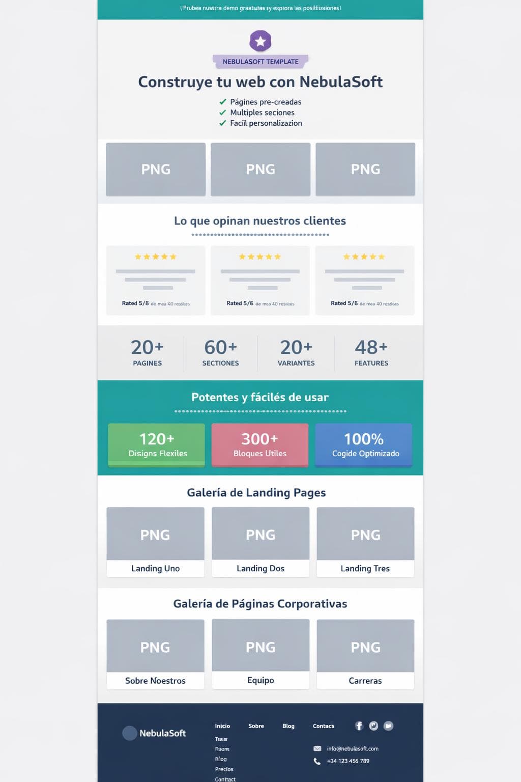 Tech Coral — vista previa del theme