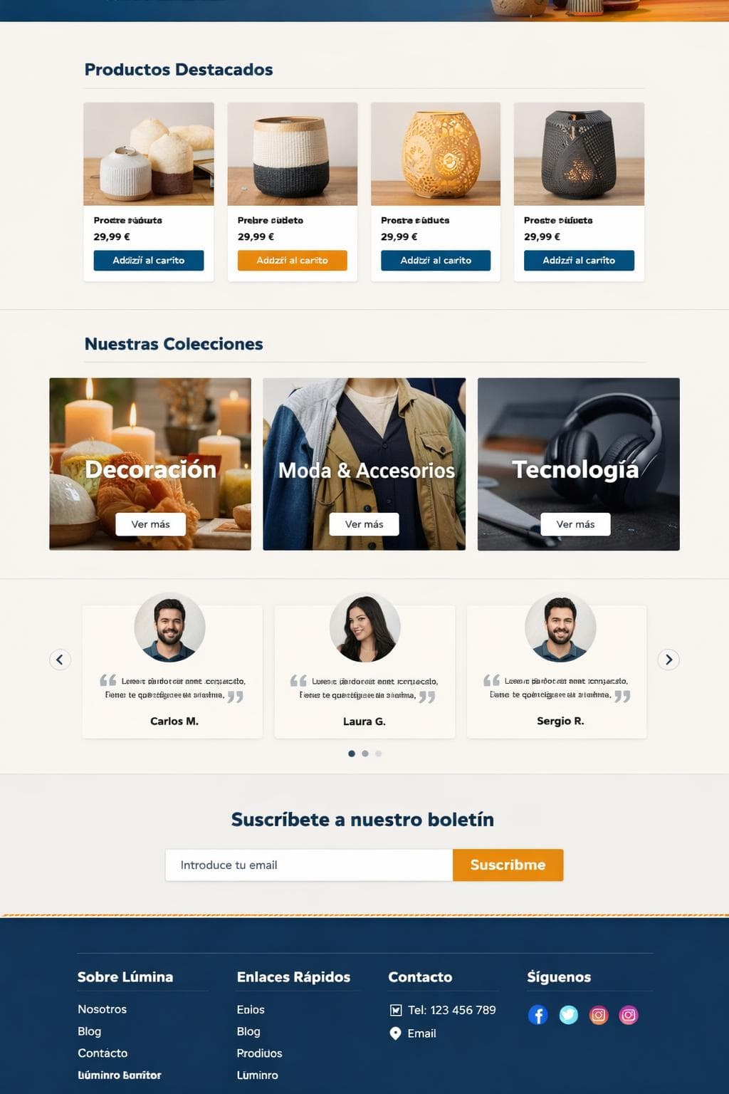 Tech Orion — vista previa del theme