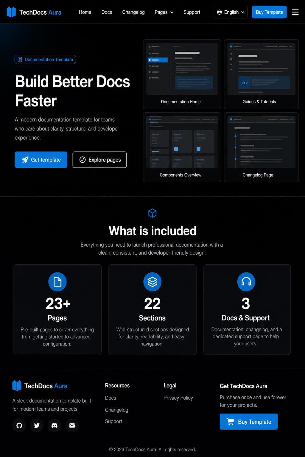 TechDocs Aura — vista previa del theme