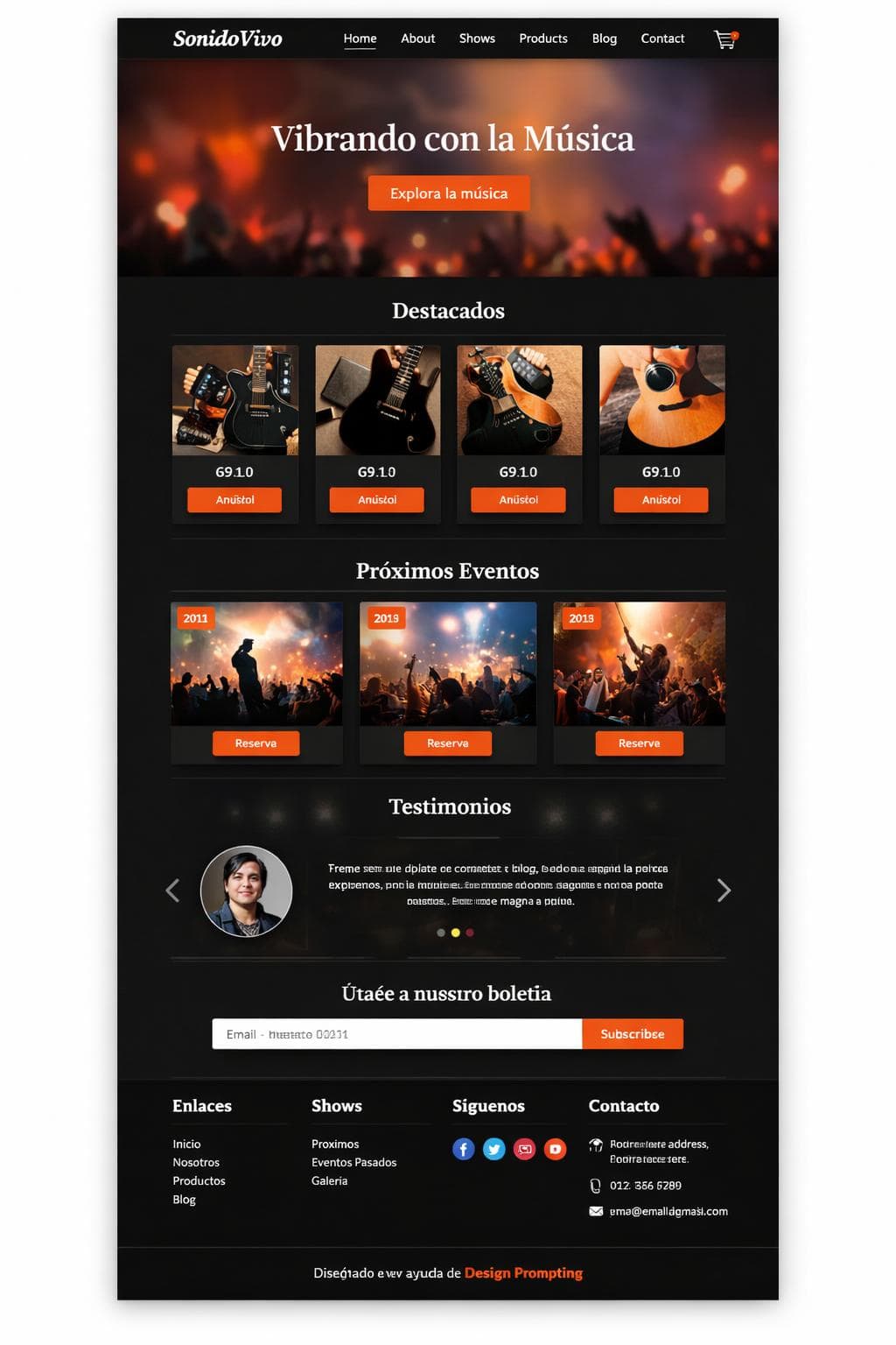 Tienda Nimbo — vista previa del theme