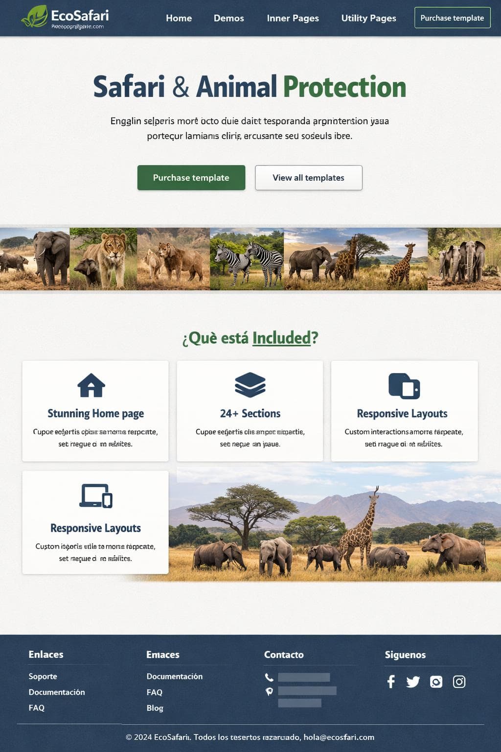 Travel Aurora — vista previa del theme