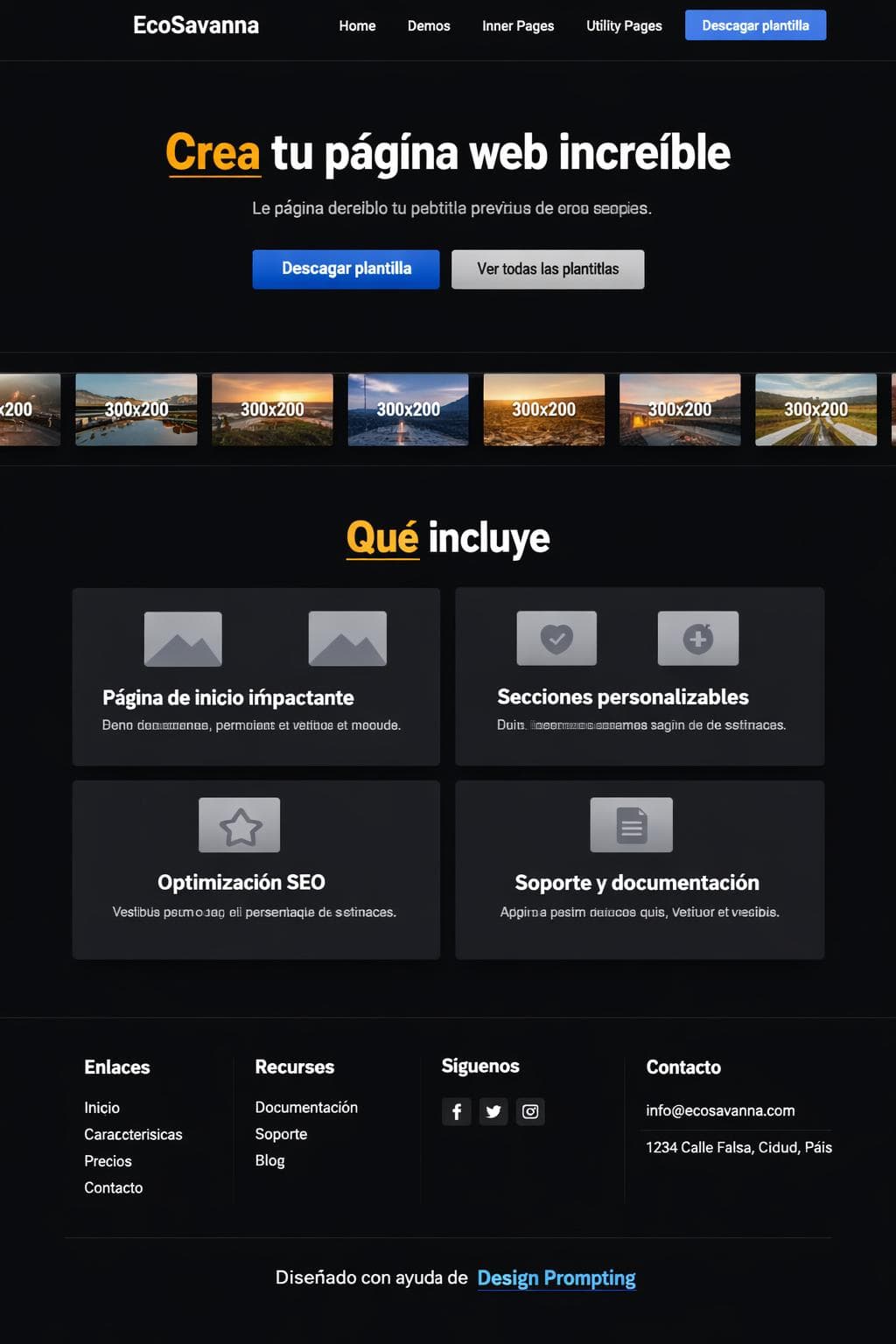Turismo Aurora — vista previa del theme