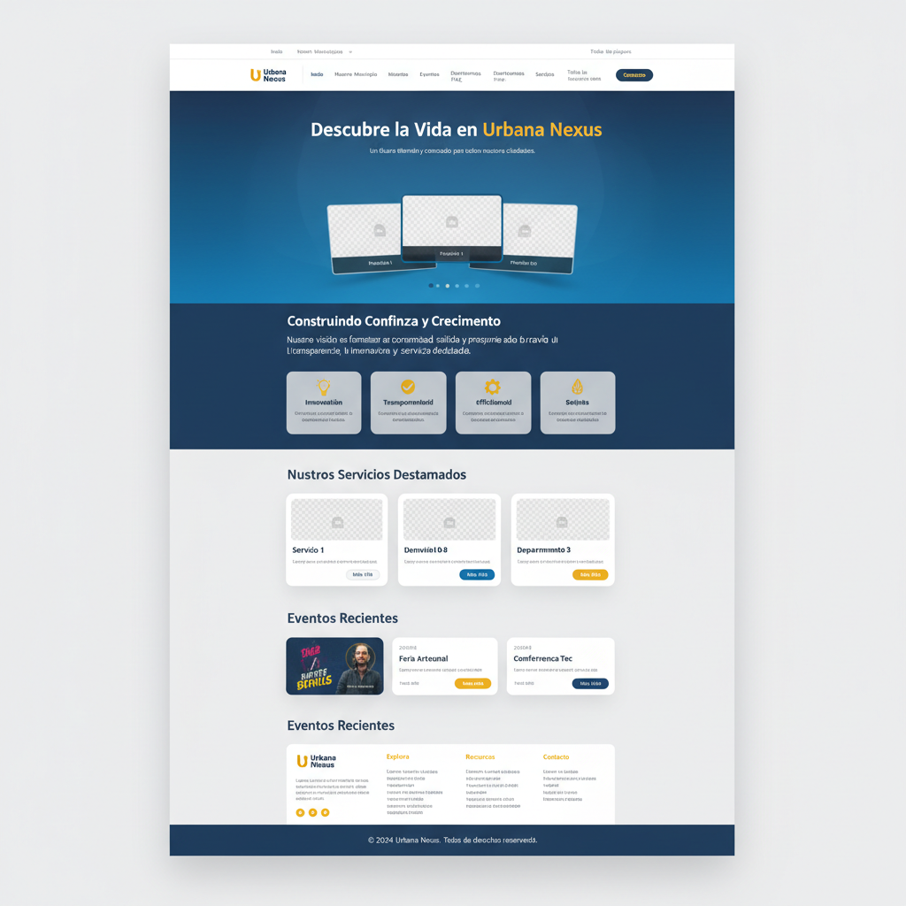 Urbana Nexus — vista previa del theme