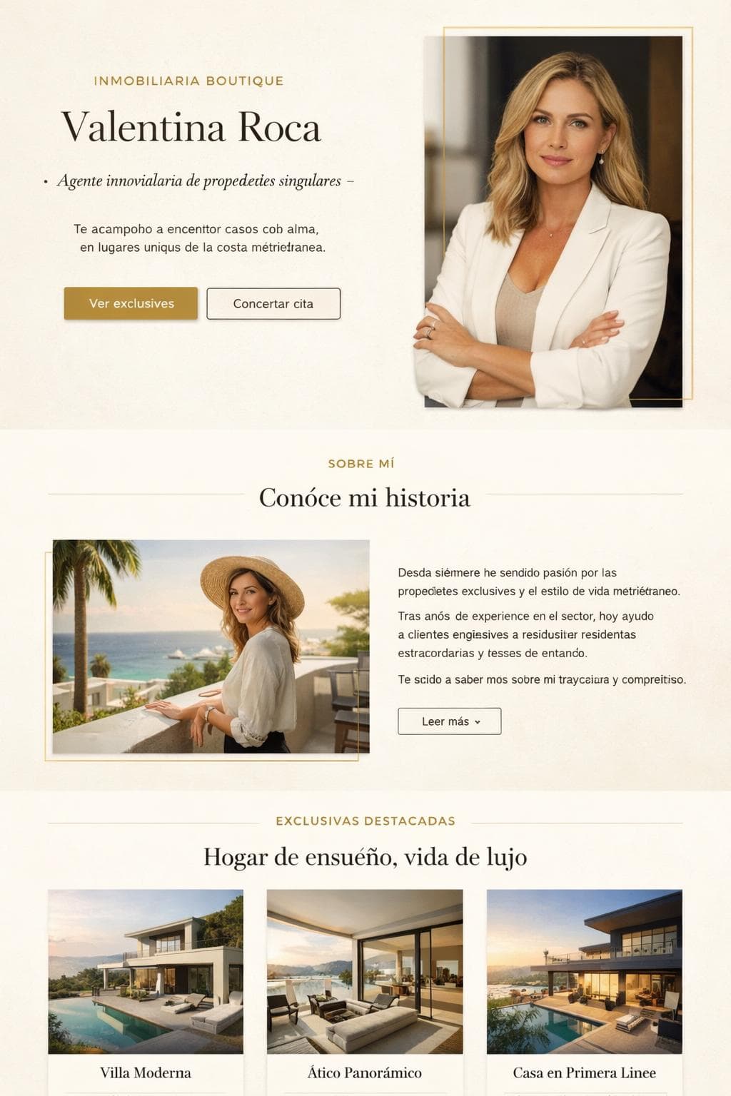 Valentina Roca — vista previa del theme