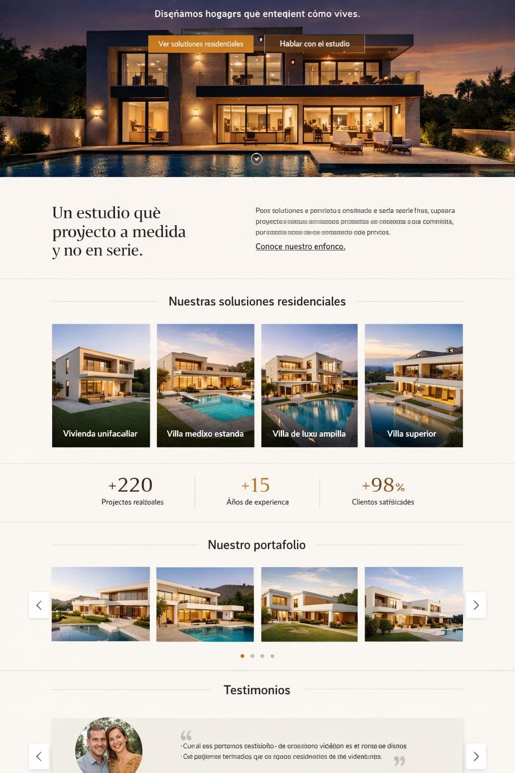 Vallaria Estates — vista previa del theme