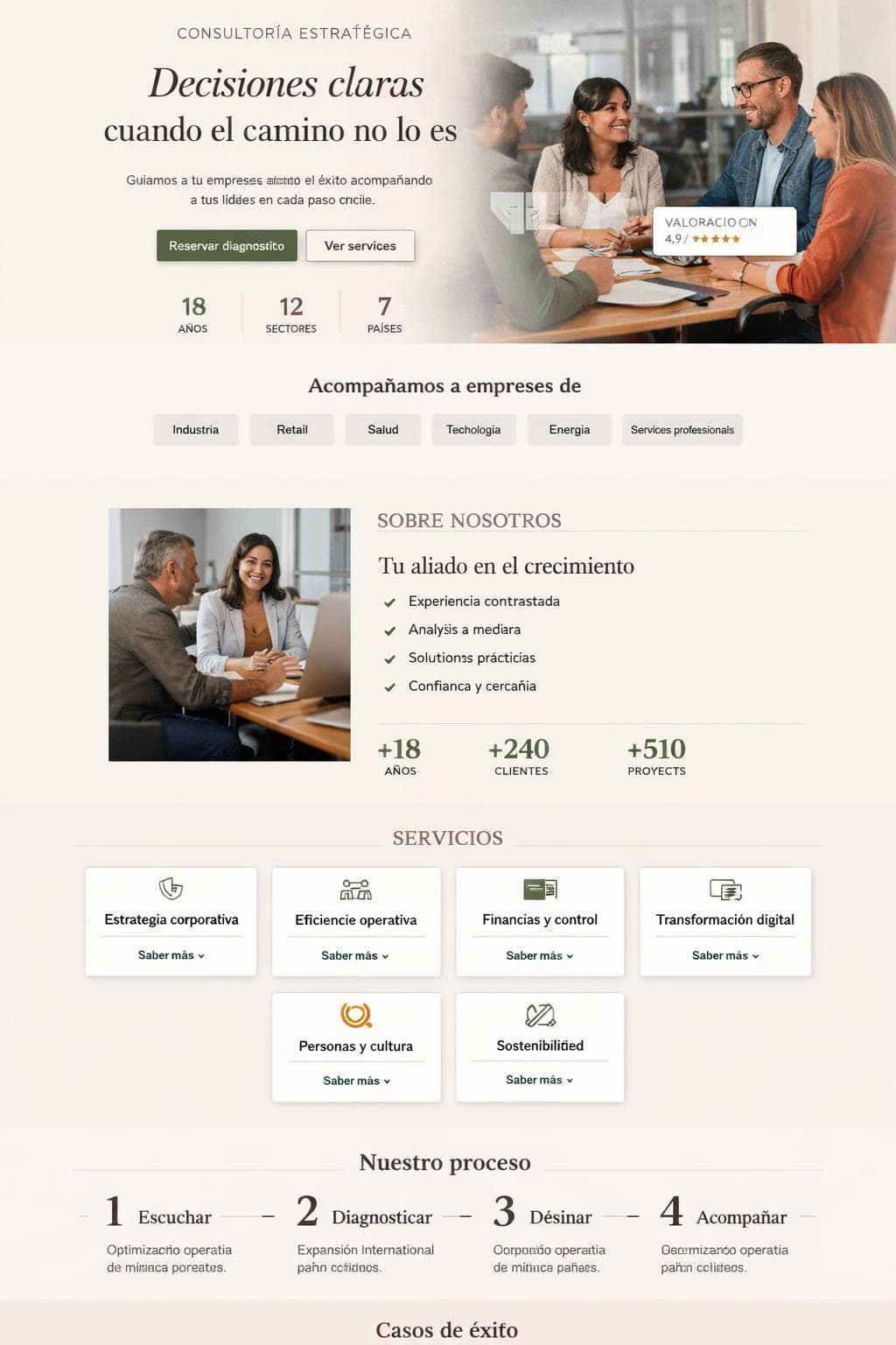 Verbantia Partners — vista previa del theme