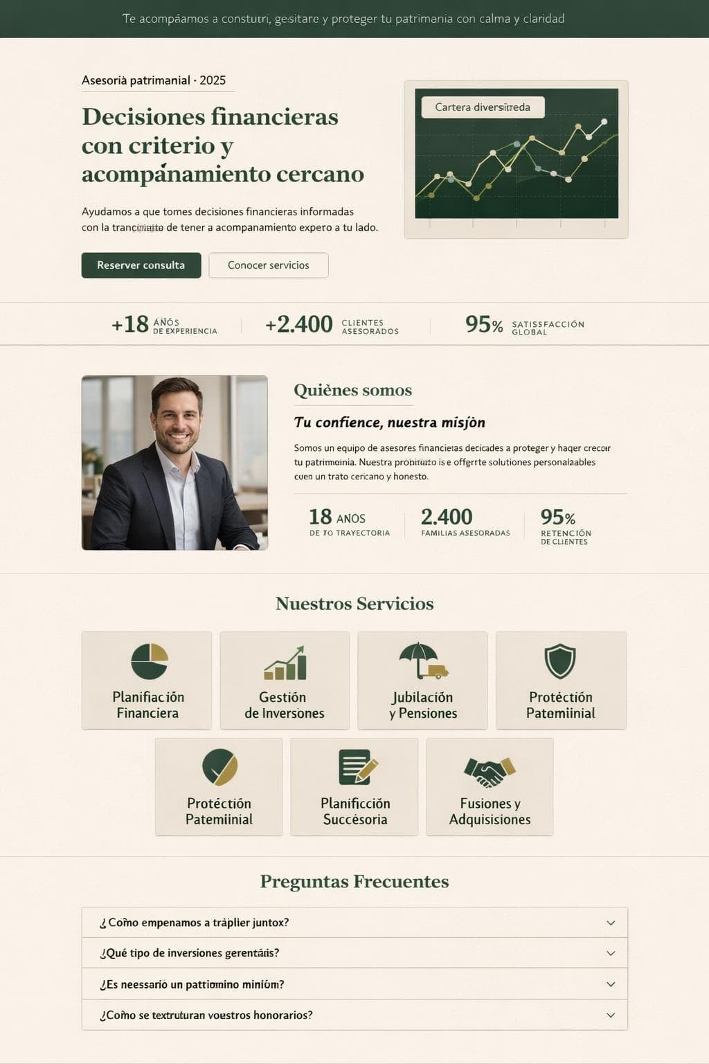 Verdano Capital — vista previa del theme