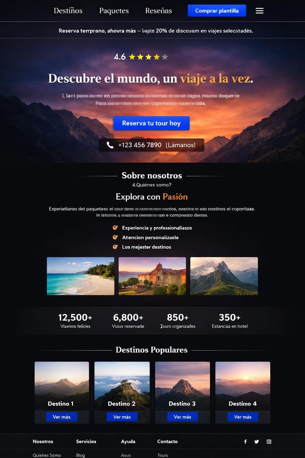 Viajes Alba — vista previa del theme