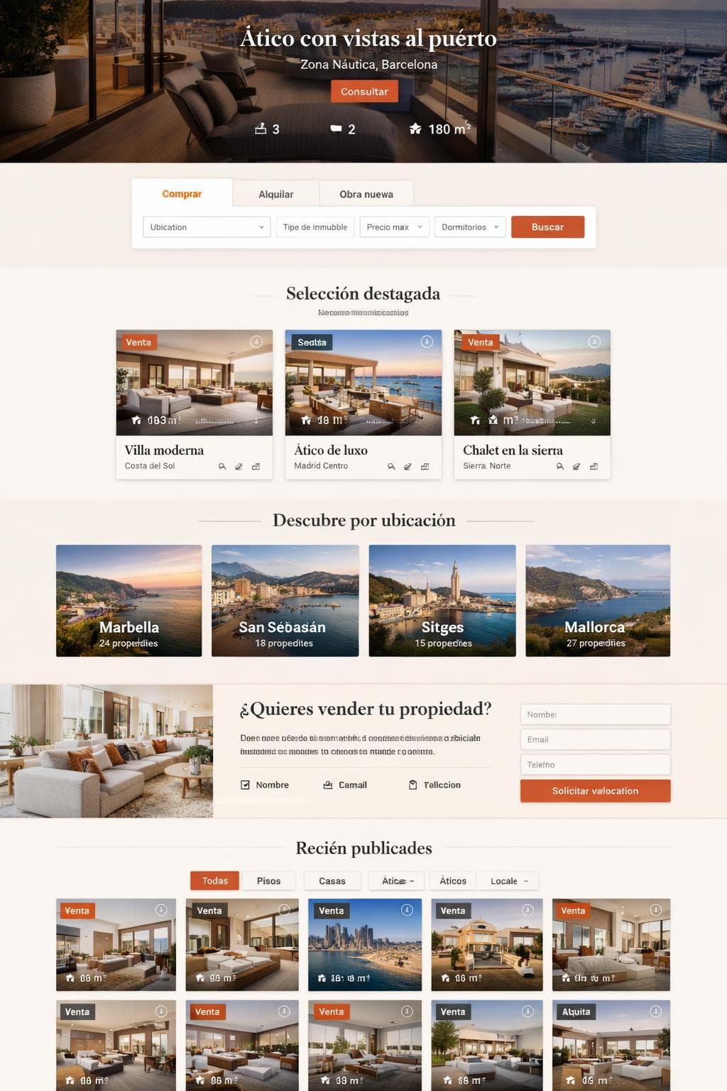 Vivalta Estates — vista previa del theme