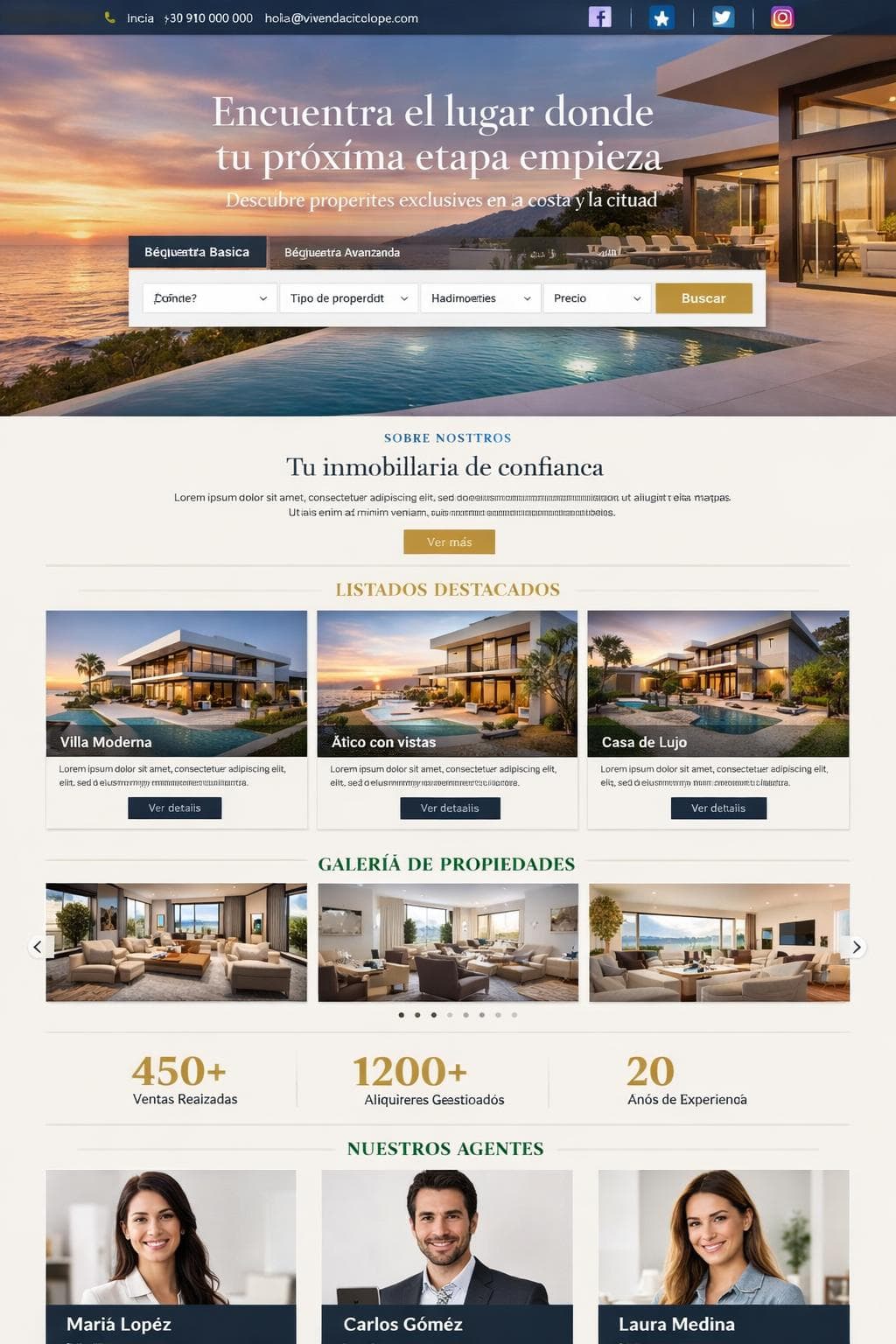 Vivenda Cíclope — vista previa del theme