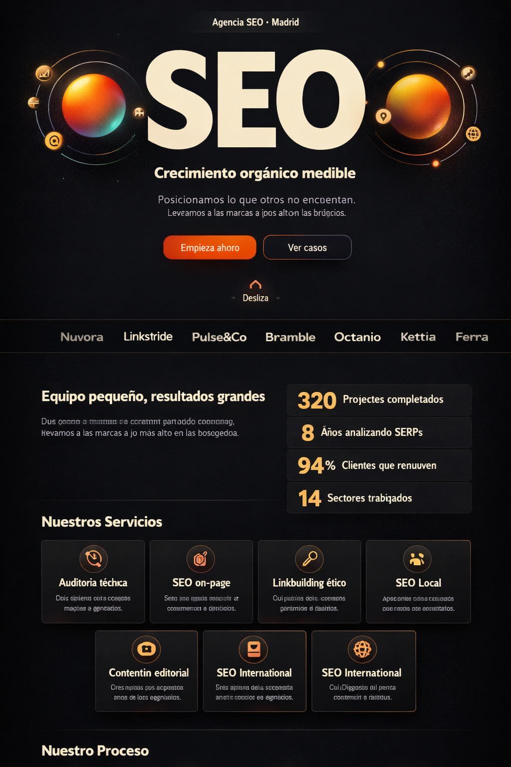 Vorbex Rank — vista previa del theme